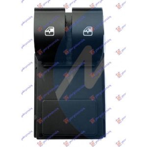 Διακόπτης Παραθύρων Εμπ. (Αυτόματος) (Διπλός) (Μπλέ φισα) (9pin) LE FIAT GRANDE PUNTO 05-12   039107179