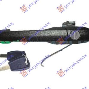 ΧΕΡΟΥΛΙ ΠΟΡΤΑΣ ΕΜΠ. ΕΞΩ (ΚΟΜΠΛΕ ΜΕ 2 ΚΛΕΙΔΙΑ) ΜΑΥΡΟ ΤΙΤΑΝΙΟ (ABARTH) FIAT 500 2015 — 297207859