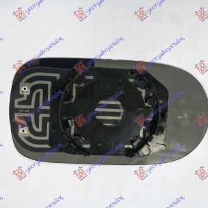 Κρυσταλλο Καθρεφτη ΘΕΡΜΑΙΝ. 02-07 (ASPHERICAL GLASS) Αριστερα Fiat Strada 05-14 – 296007622