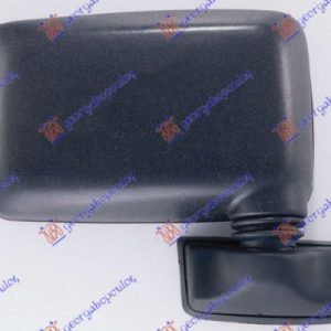 Καθρεφτης Μηχανικος Χειροκινητος Μαυρος (FLAT GLASS) Δεξια Isuzu P/U KB26/41   83-87    091807481