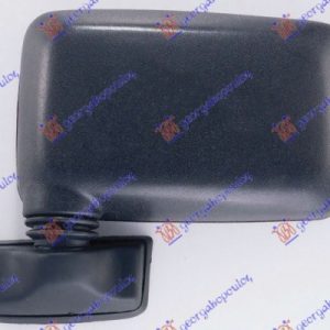 Καθρεφτης Μηχανικος Χειροκινητος Μαυρος (FLAT GLASS) Αριστερα Isuzu P/U KB26/41  83-87    091807482