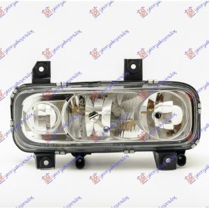 Φανος Εμπρος ΗΛΕΚ. 04- (H7-H1) (Ε) (DEPO) Δεξια Mercedes Atego 97-   029805151