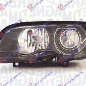 Αριστερα Φανος Εμπρος 01-03 Xenon Μαυρος Marelli Bmw Series 3 (E46) COUPE/CABRIO 99-03  035005287