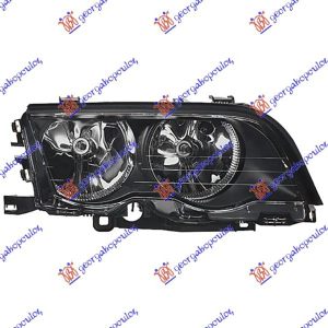 Φανος Εμπρος (ΜΑΥΡΟ) Marelli Δεξια Bmw Series 3 (E46) Sdn 99-02   060405271