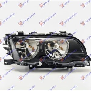 Φανος Εμπρος (ΜΑΥΡΟ) (Ε) (DEPO) Δεξια Bmw Series 3 (E46) Sdn 99-02   060405281
