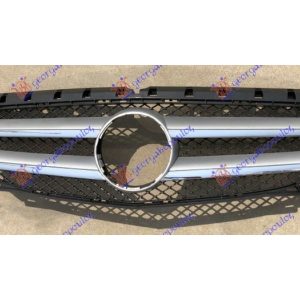 Μασκα Μαυρη Με Διακοσμητικα ΑΣΗΜΙ/ΧΡΩΜΙΟ Mercedes B Class (W246) 14-19   538204540