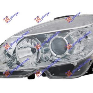 Φανος Εμπρος (H7/H7) (Ε) (TYC) Αριστερα Mercedes C Class (W204) 07-11   014305134
